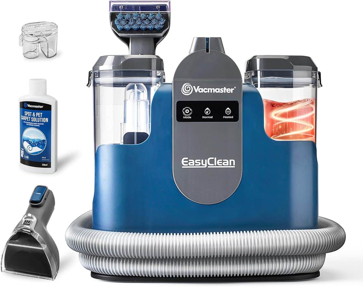 Test de la shampouineuse Vacmaster SCC1201H : redoutable sur les taches du quotidien