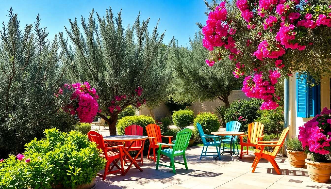 Styles méditerranéens : inspirations pour un salon de jardin haut en couleur