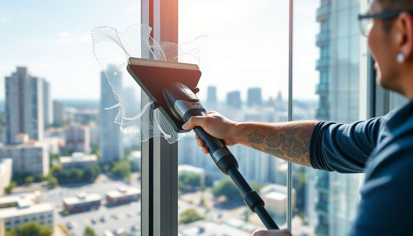 Critères essentiels pour choisir son nettoyeur de vitres performant