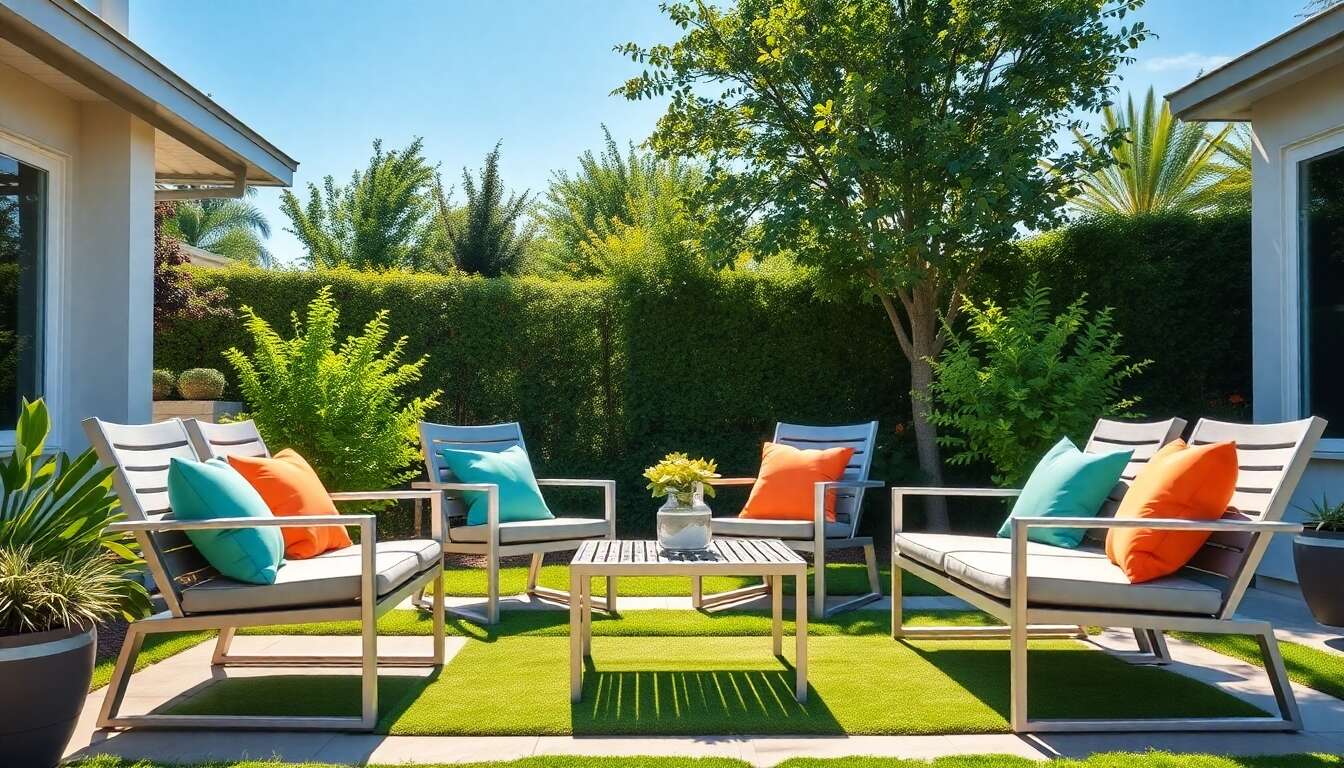 Top 5 des salons de jardin en aluminium : légèreté et durabilité au rendez-vous