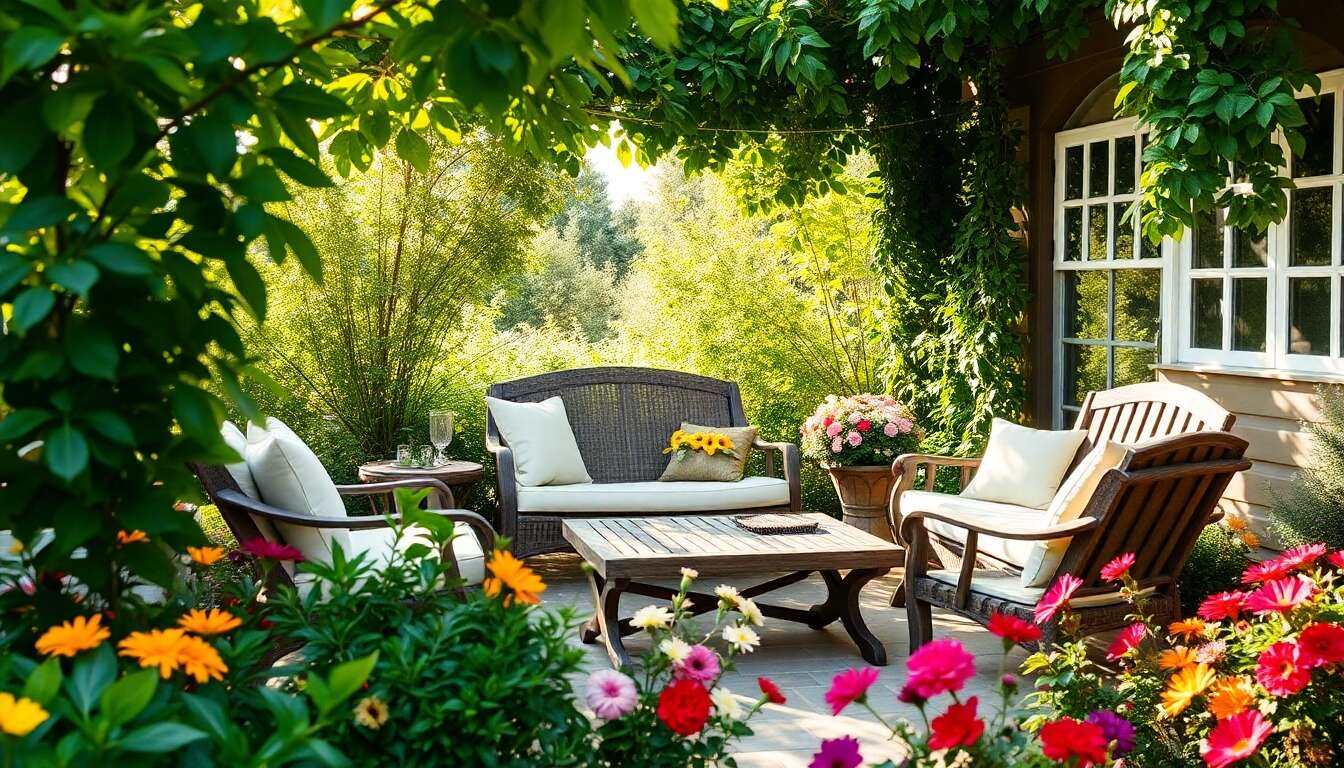 Entretien facile : astuces pour prolonger la vie de votre salon de jardin