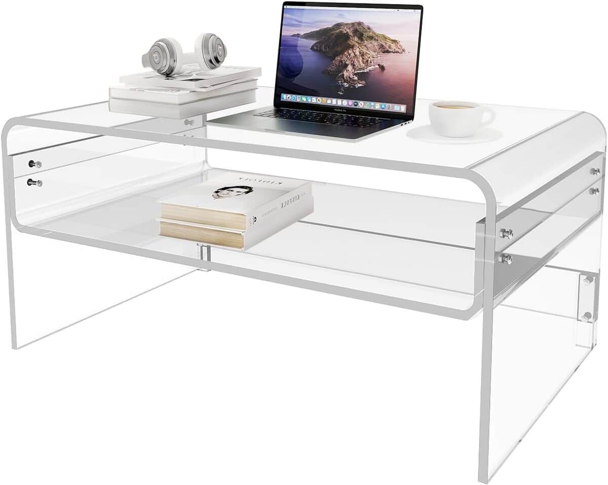 Avis sur la table basse KSacry en acrylique : élégance et fonctionnalité