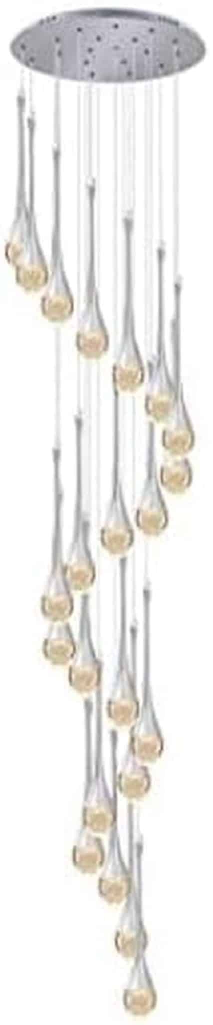 Avis sur le lustre en cristal ZenithBeam 138'' : élégance et luminosité parfaites