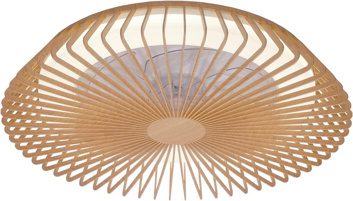 Test : ventilateur plafonnier Mantra Himalaya, éclairage LED et design bois