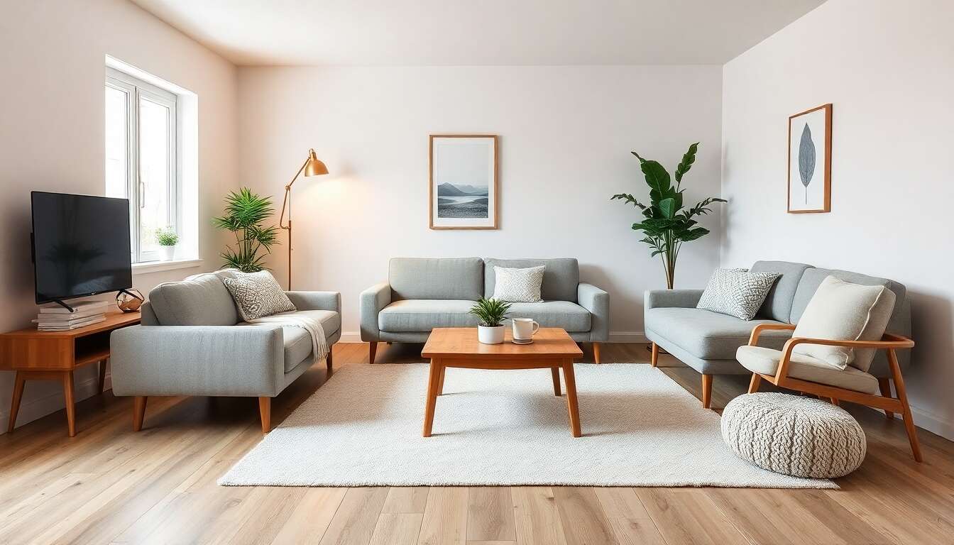 Les indispensables d'un salon scandinave
