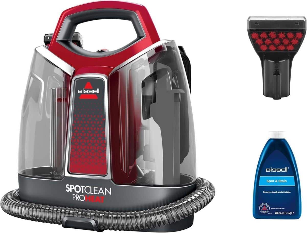 Test : bissell SpotClean ProHeat, efficacité compacte pour nettoyer vos tissus