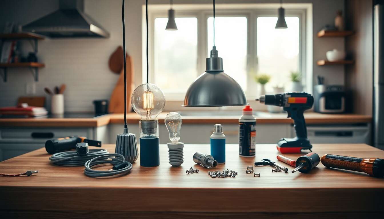 Suspensions modernes : idées pour illuminer votre cuisine