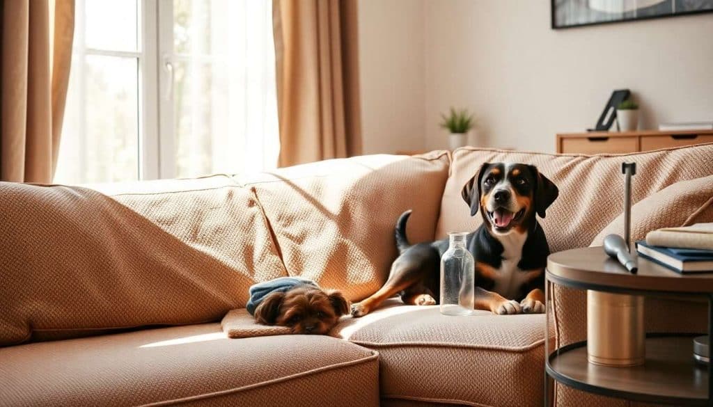 Techniques imparables pour venir à bout des poils d'animaux sur les meubles