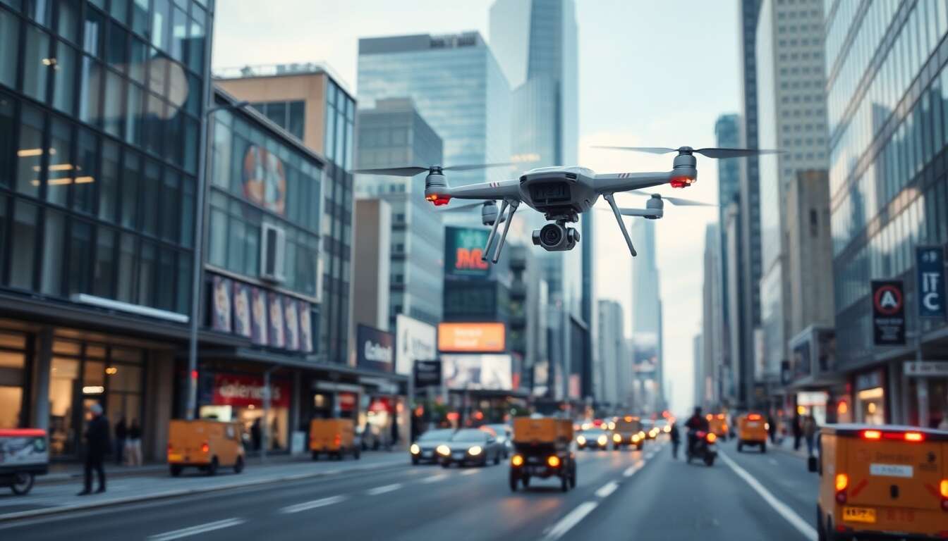 Robots et drones : la nouvelle &egrave;re de la livraison autonome