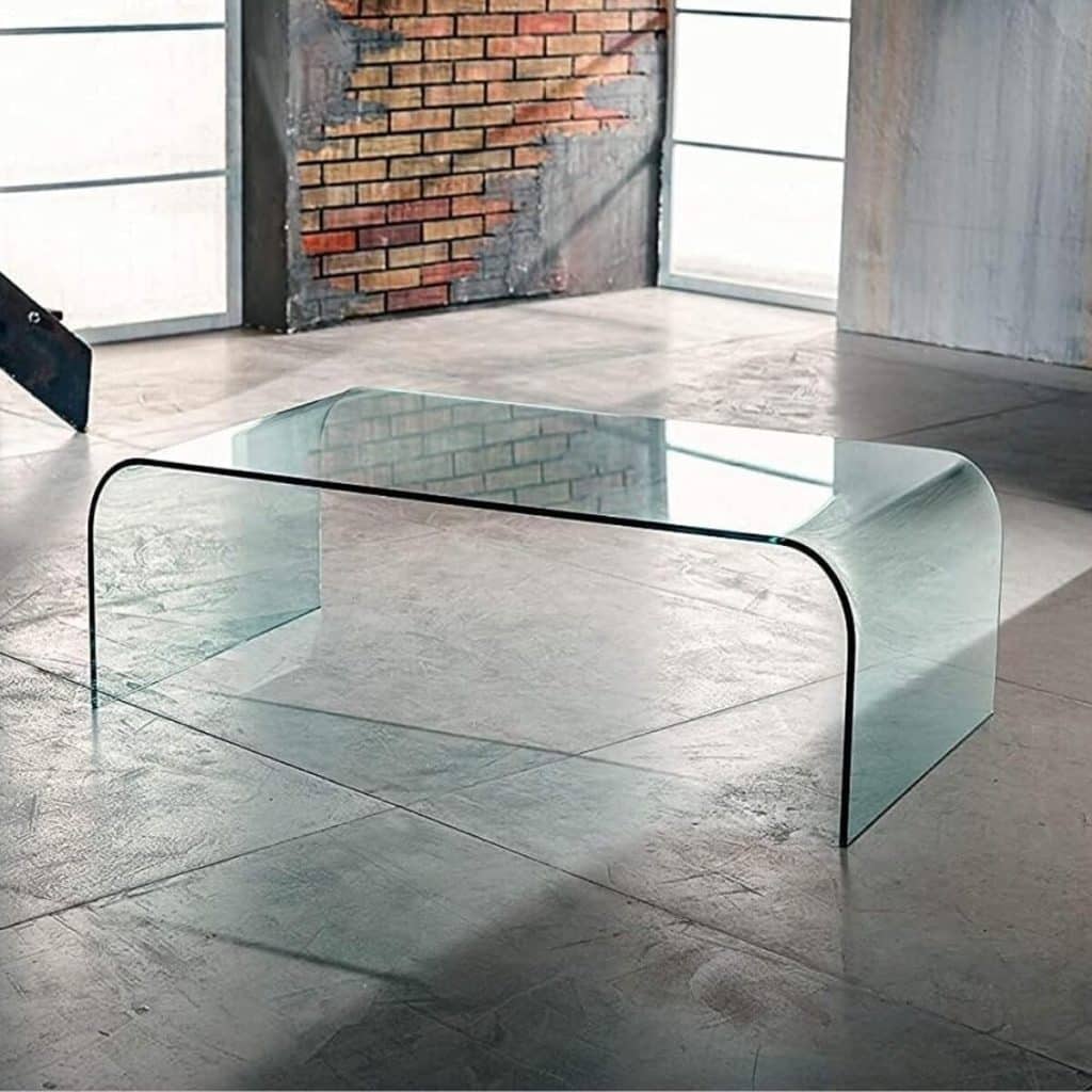 Avis sur la table basse transparente Imago Factory Grace : design moderne italien