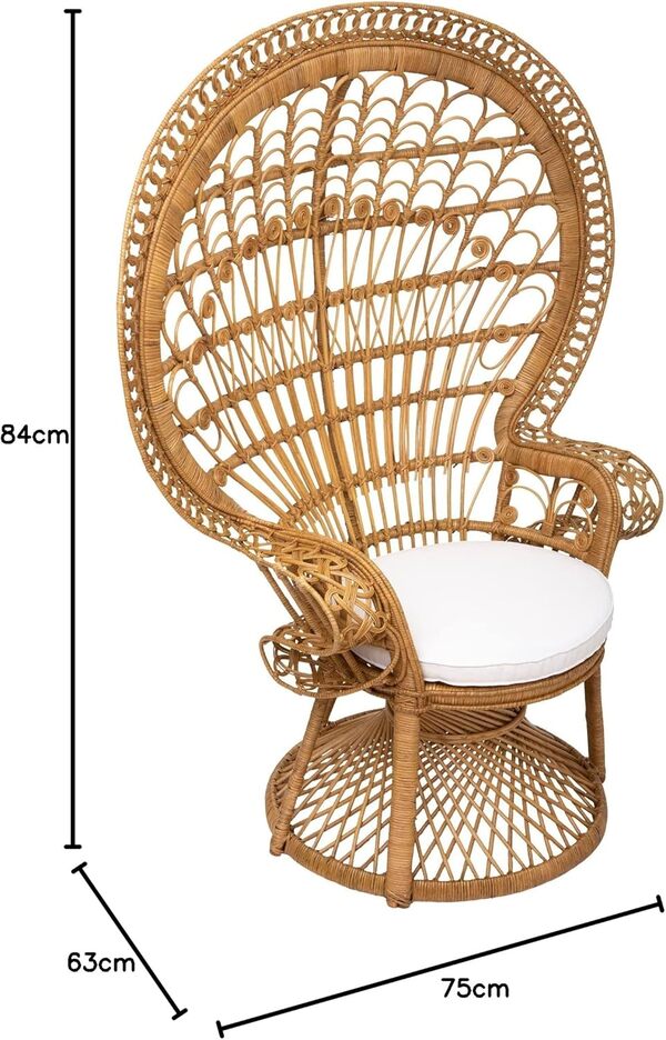 Atmosphera - Fauteuil Takta en rotin