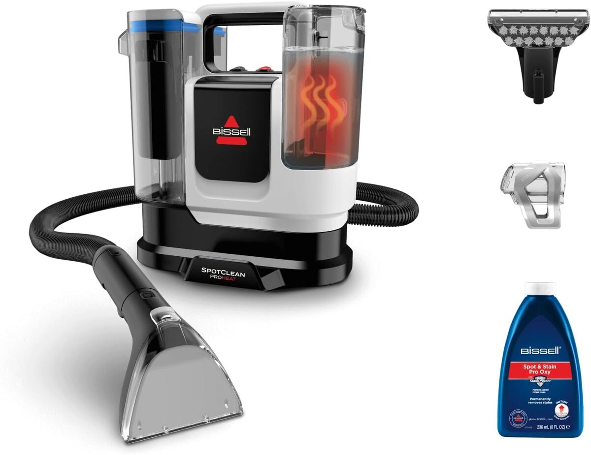 Test : bissell SpotClean ProHeat Advanced 3924N, nettoyeur canapé efficace