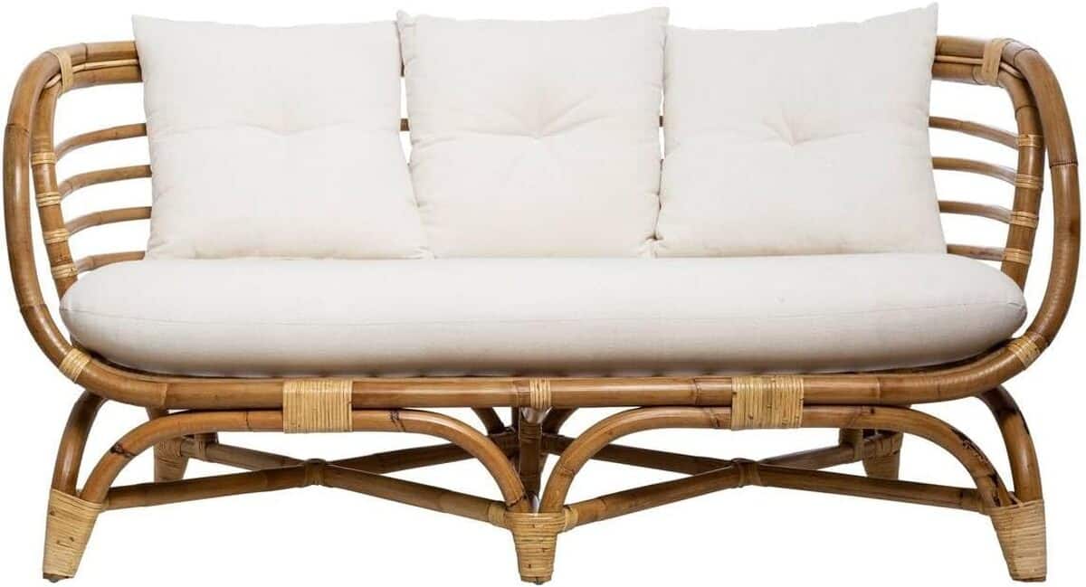 Test canapé rotin 2 places Farah - Atmosphera