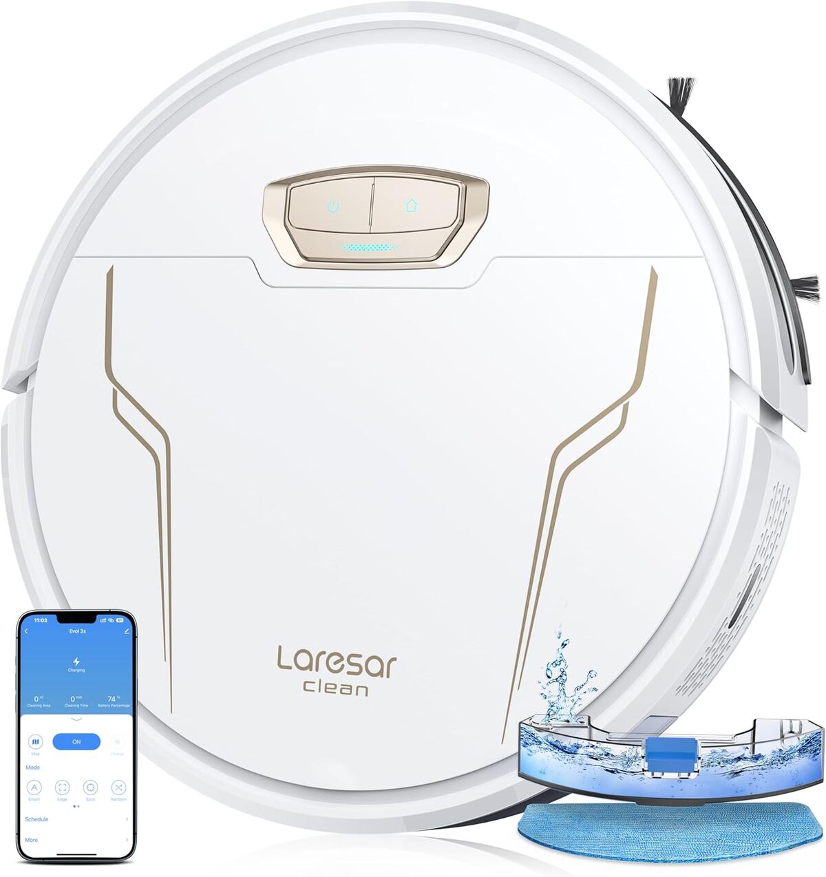 Test Laresar Clean : l'aspirateur robot ultra mince et puissant
