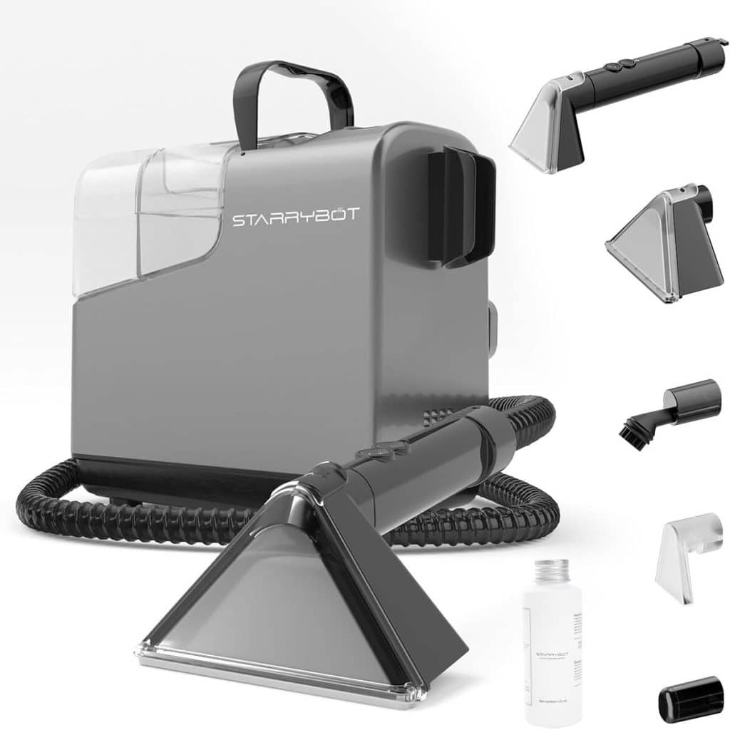 Test Starrybot machine nettoyage vapeur 12 kPa pour tapis et tissus