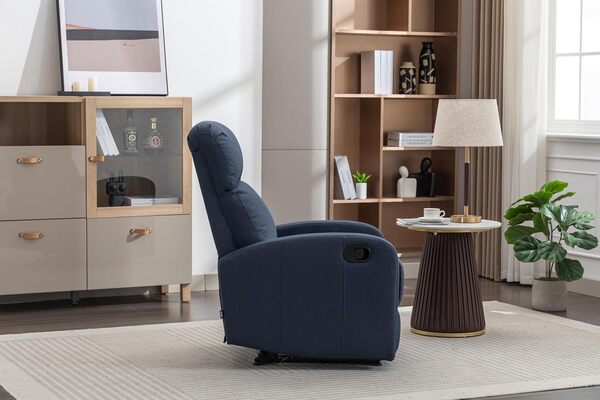 Astan Hogar Fauteuil Relax avec Inclinaison Manuelle, tapissé en Tissu, modèle Premium Plus AH-AR30610DN