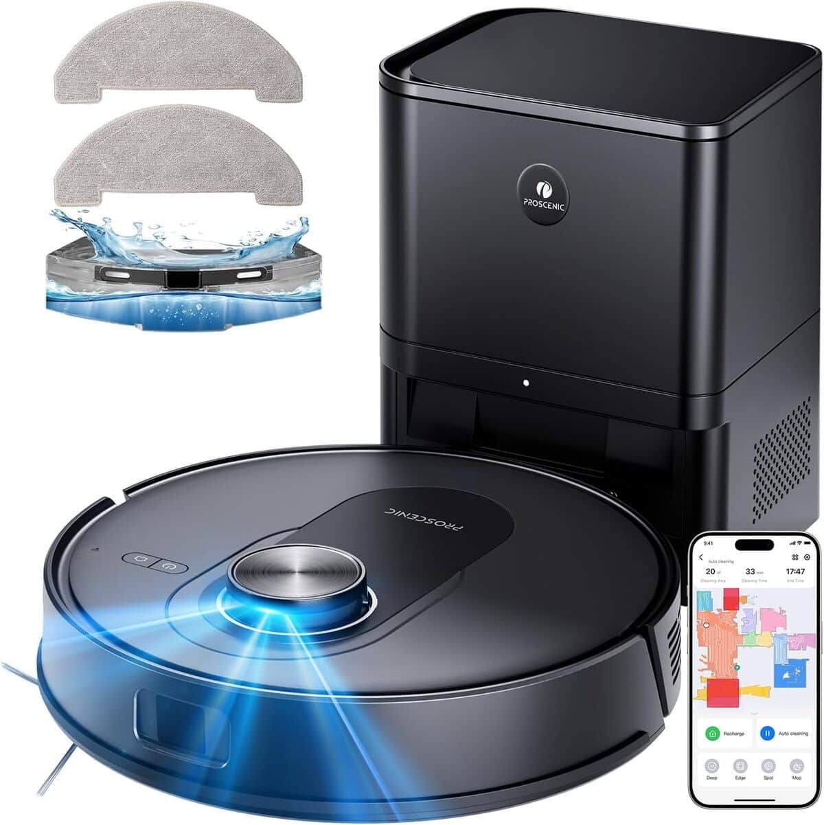 Test : aspirateur robot Proscenic Q8 Max, puissance et autonomie