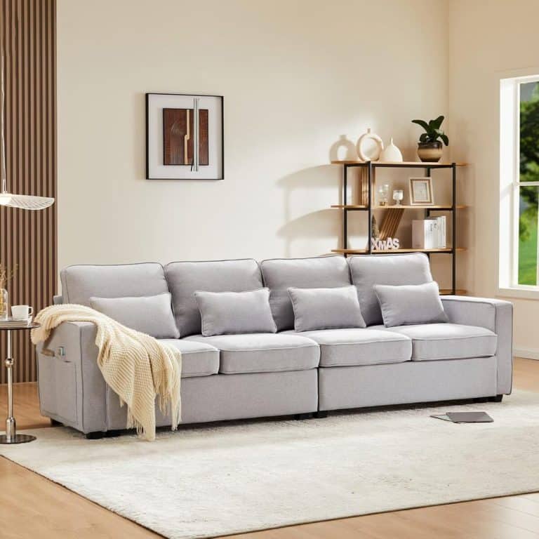 Test : canapé YEHTOKHOME moderne et minimaliste 4 places