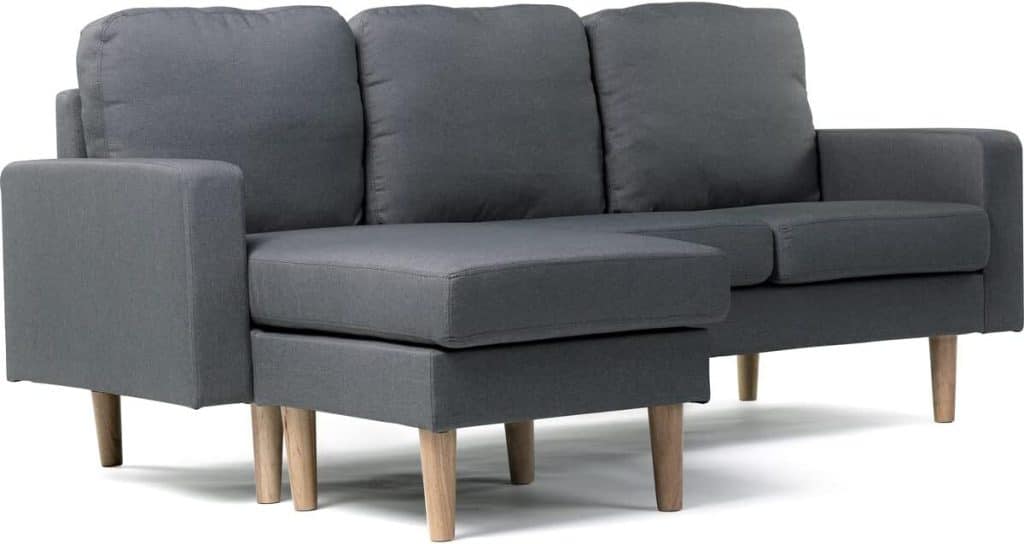 Test du canapé d'angle réversible Gabby 3 places - Habitat et Jardin