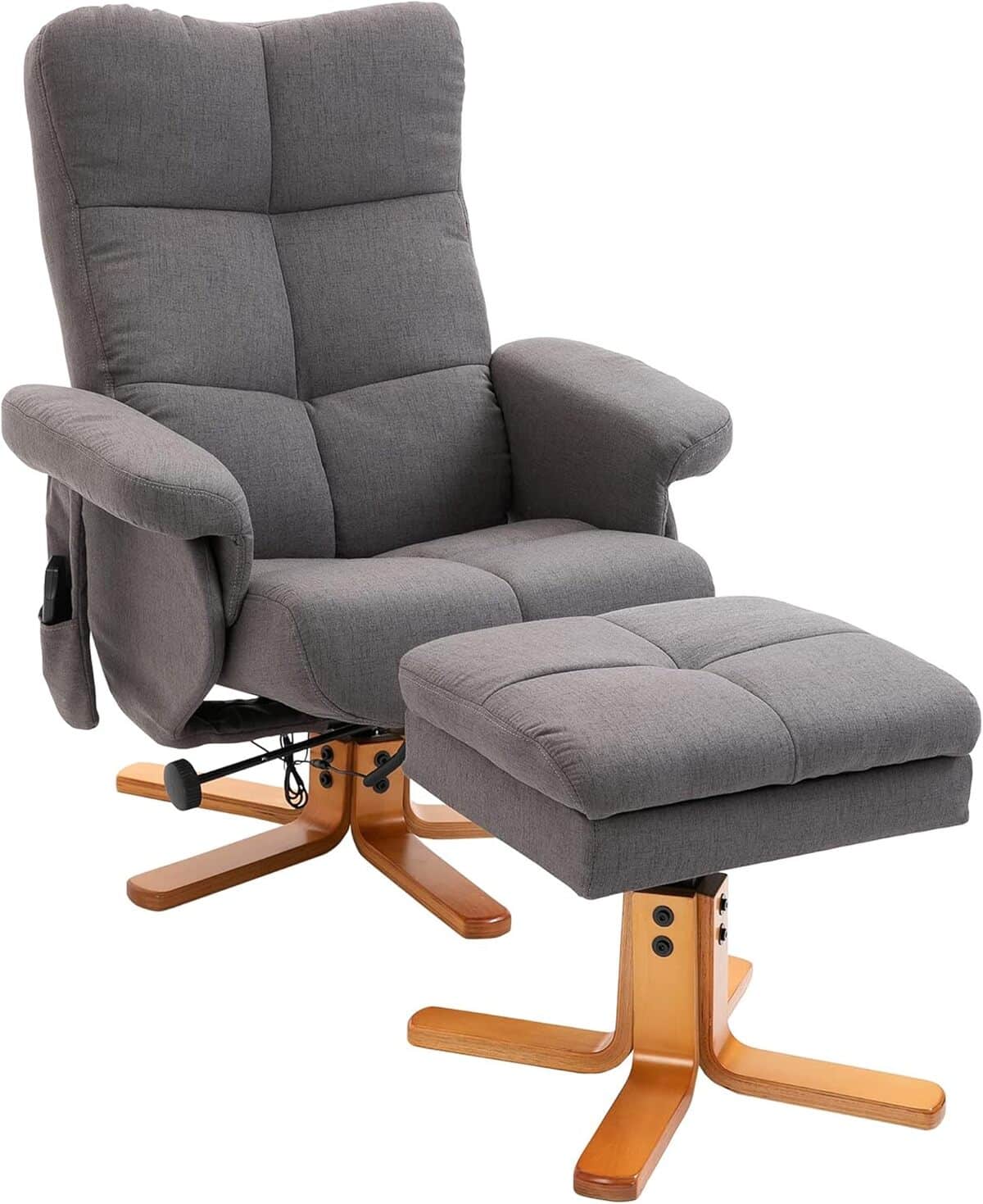 Test du fauteuil massant HOMCOM avec repose-pied : confort et relaxation