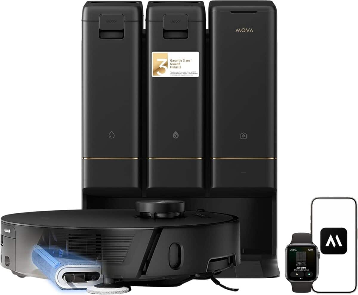 Test du robot aspirateur Mova Z50 Ultra : performance et innovation