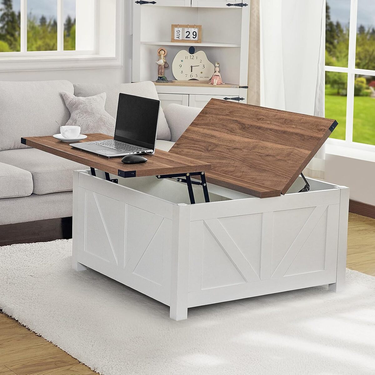 Test : table basse extensible Redlife noyer, style maison de campagne moderne