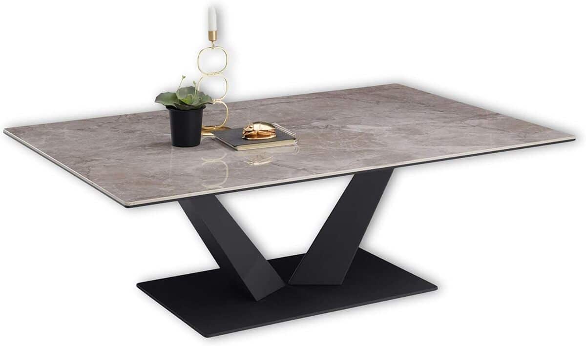 Test : table basse Stella Trading Gisele, céramique & métal