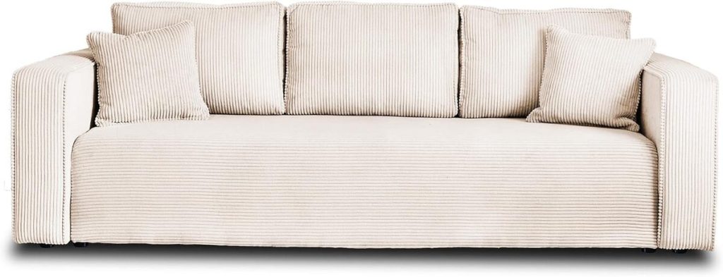 Avis canapé Topaze : confort velours côtelé et coffre astucieux