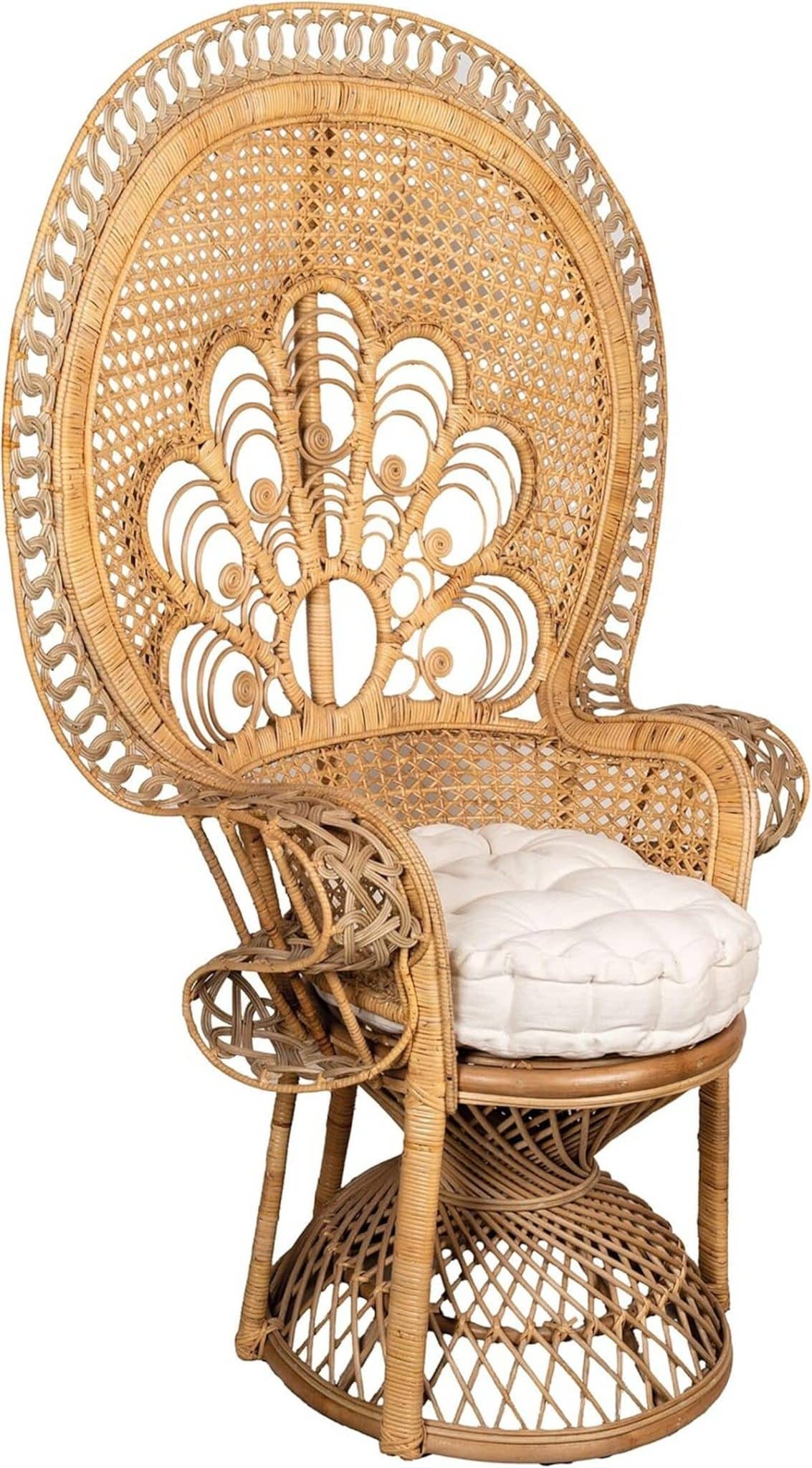 Avis : fauteuil Emmanuelle Aubry Gaspard en rotin marron