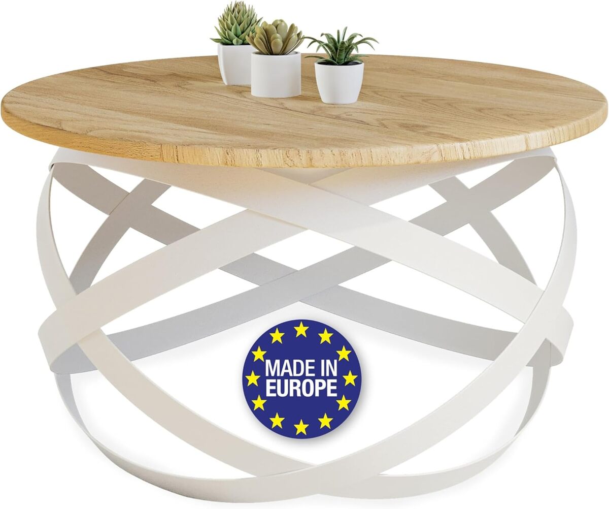 Avis : table basse Lumarc Firenze, design moderne en chêne et acier