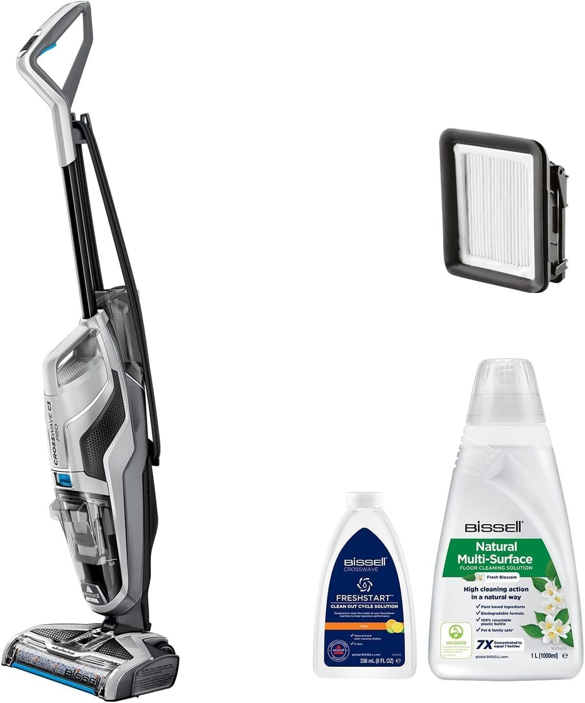 Test du Bissell CrossWave C3 Pro : aspirateur balai laveur 3 en 1