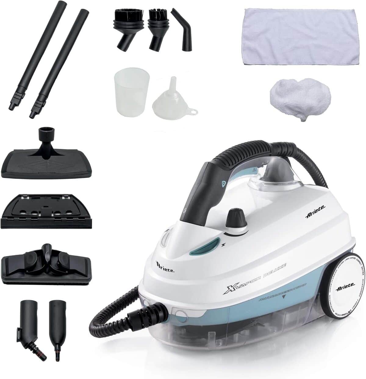 Test du nettoyeur vapeur Ariete 4146 XVapor Deluxe : puissance et autonomie