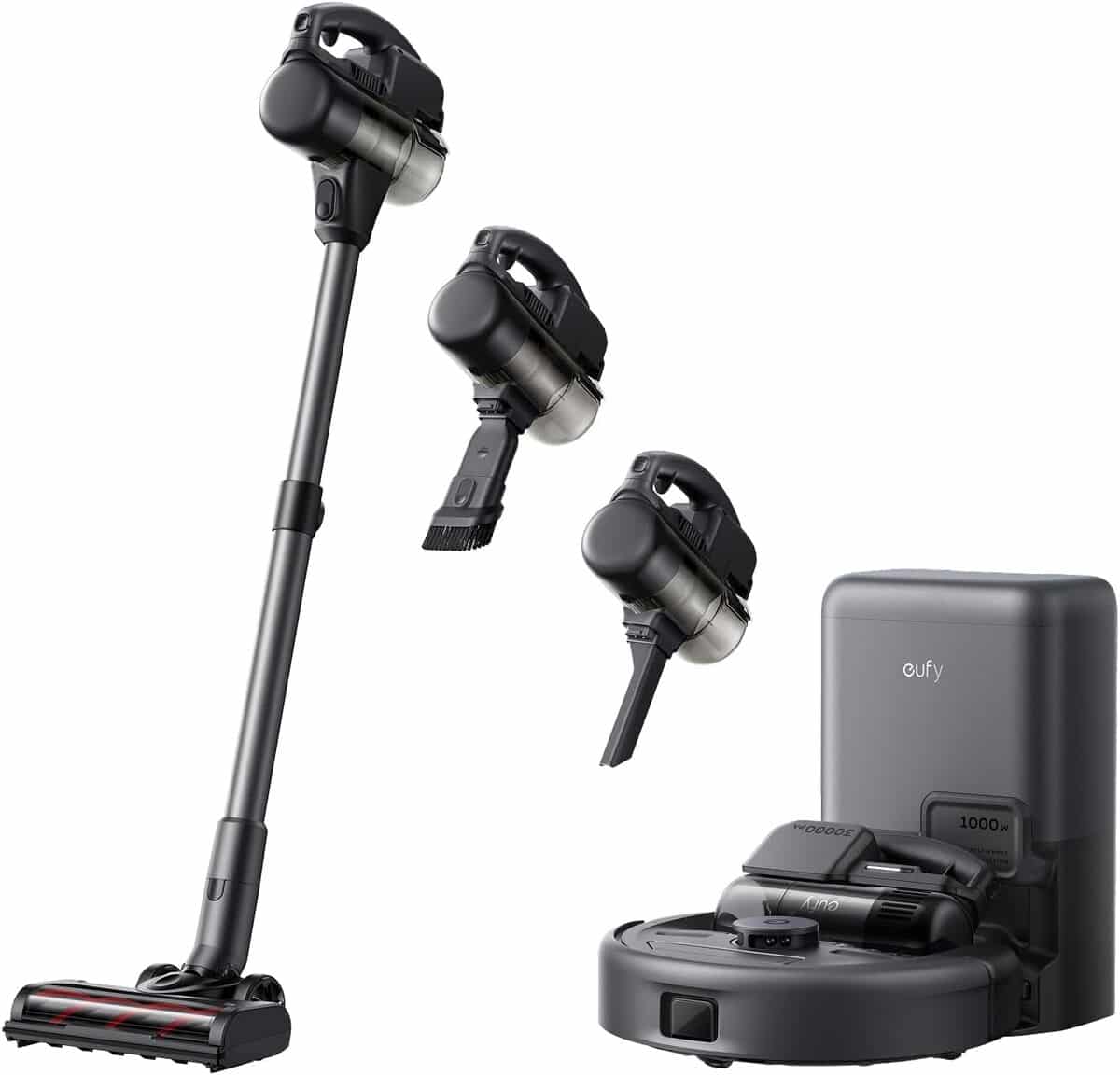 Test du robot aspirateur eufy E20 : puissance d'aspiration et auto-vidage