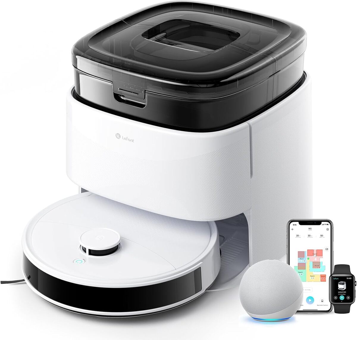 Test du robot aspirateur laveur Lefant M3 : puissance et polyvalence