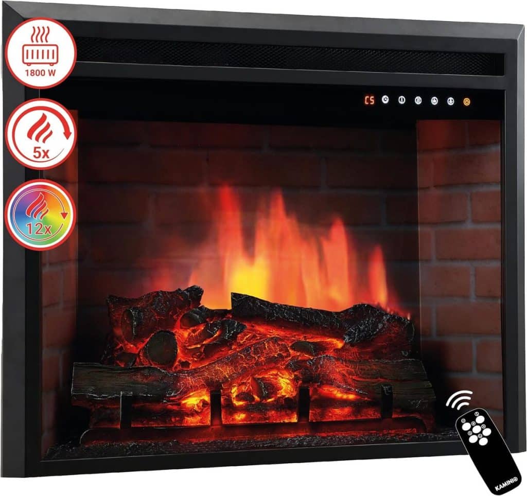 Test de la cheminée électrique encastrable Kaminio Luca 30 pouces