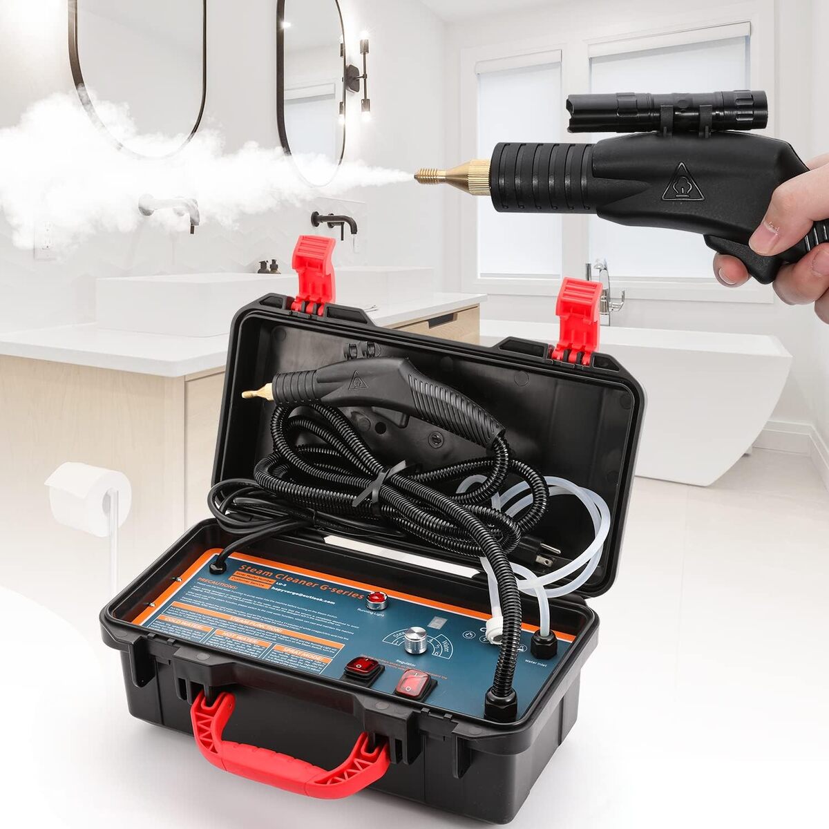 Test : nettoyeur vapeur Hapyvergo 1700 W portable