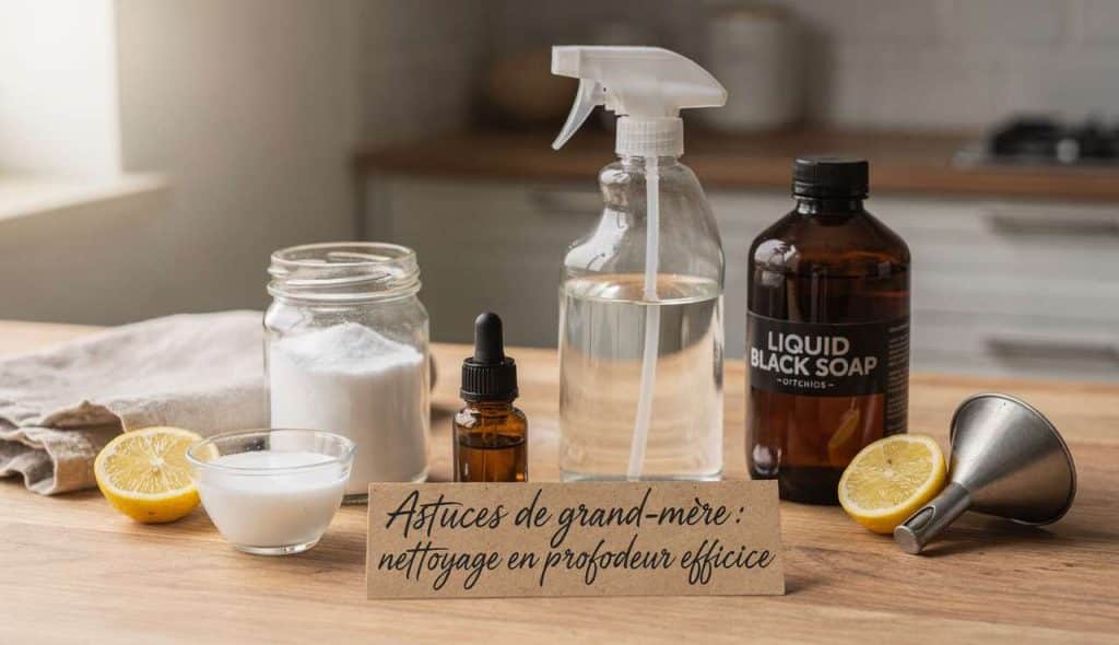 Astuces de grand-mère : nettoyage en profondeur efficace
