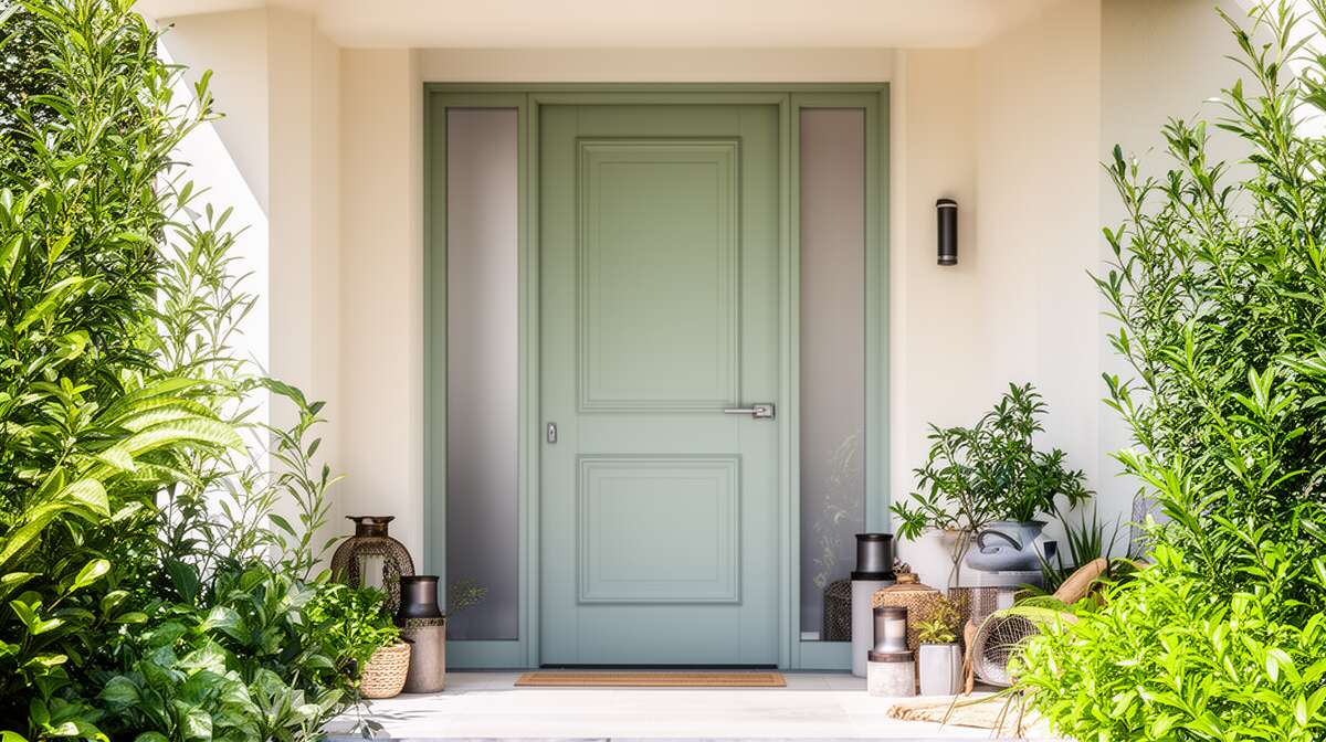 Associer la porte d'entr&eacute;e &agrave; la d&eacute;coration int&eacute;rieure