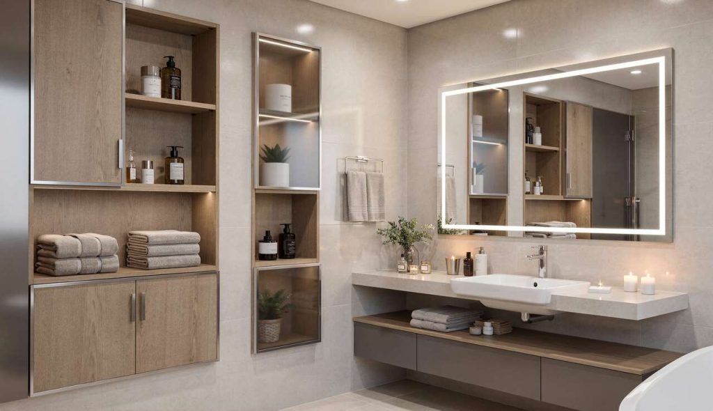10 idées de rangements muraux pour la salle de bain