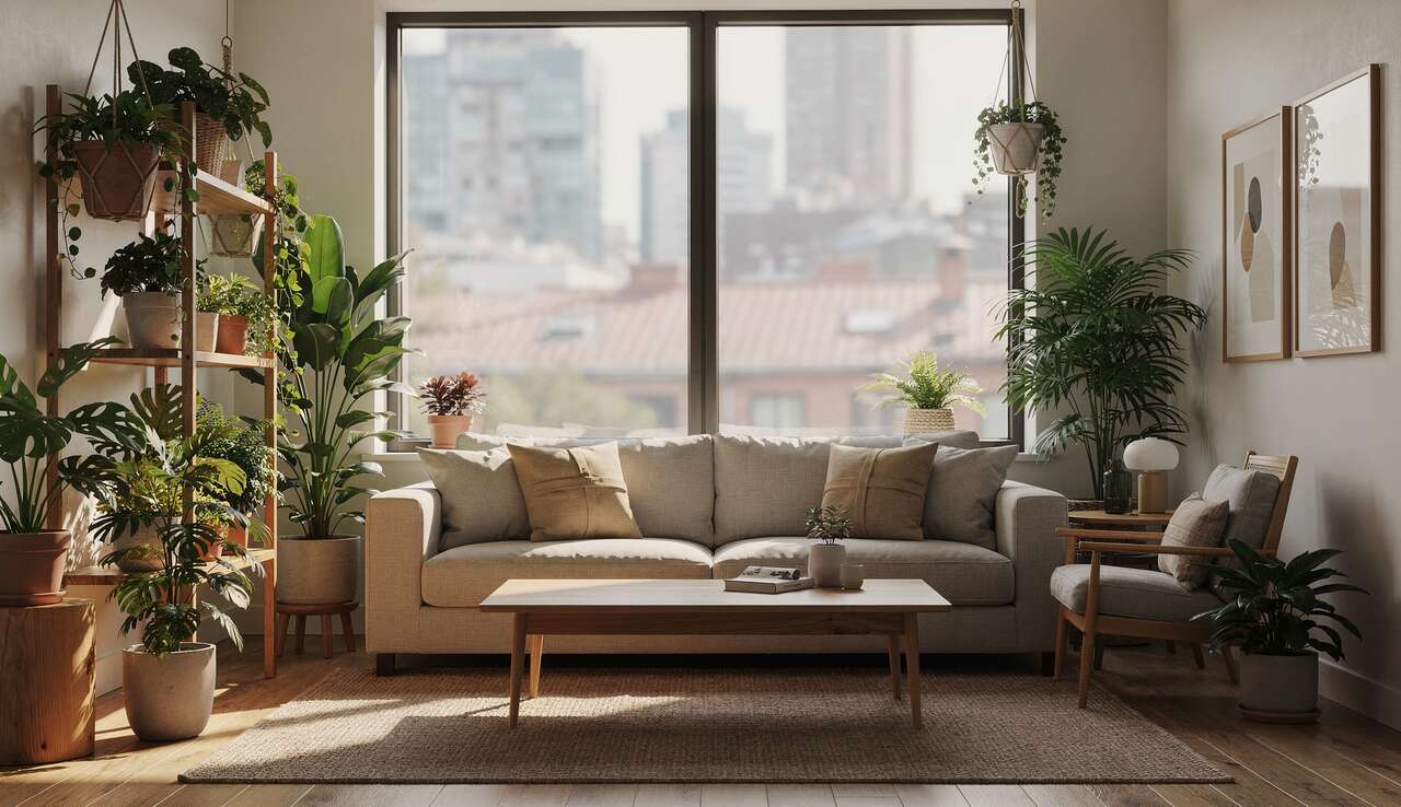 Int&eacute;grer la nature pour un contraste apaisant