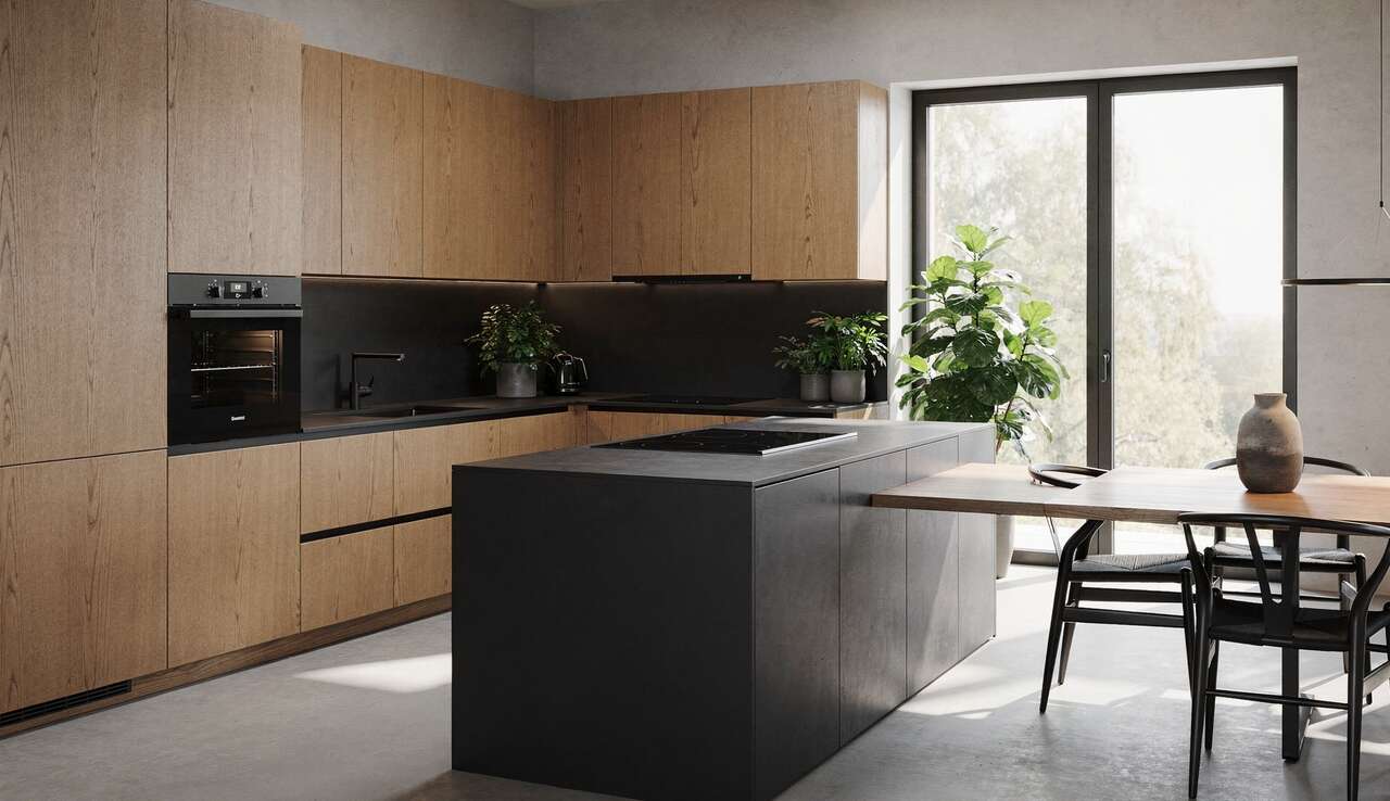 Idées Déco pour Cuisine Noir et Bois : top 10