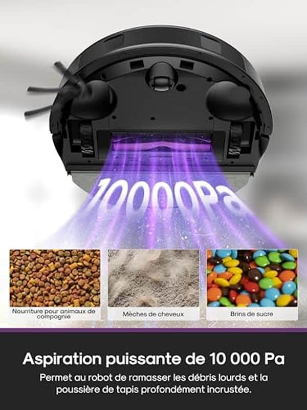 Découvrez l'aspirateur robot eureka E20 Evo Plus, une solution efficace et puissante pour un nettoyage autonome et sans effort de votre maison