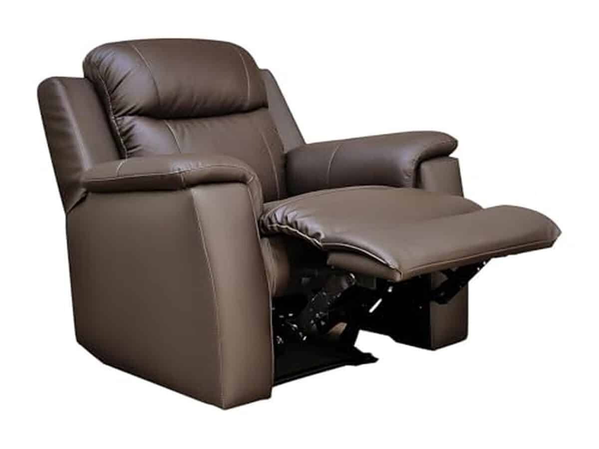 Avis sur le fauteuil relax Evasion en cuir marron de Vente-unique