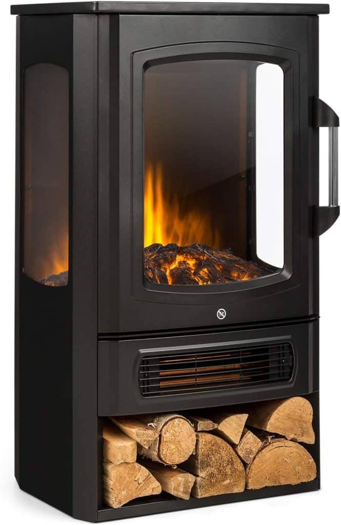 Test : cheminée électrique Klarstein 2000W, effet flamme LED