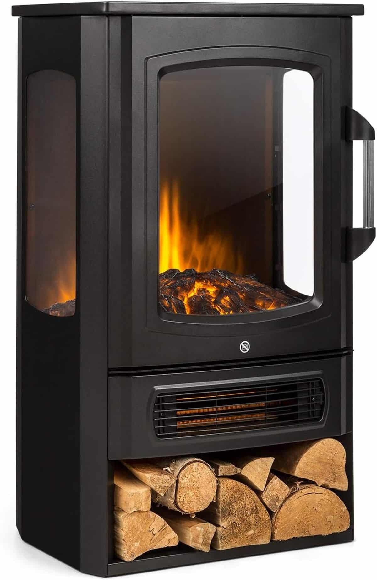 Test : cheminée électrique Klarstein 2000W, effet flamme LED