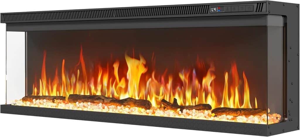 Test : cheminée électrique YITAHOME, chauffage mural 3-en-1 avec effet 3D