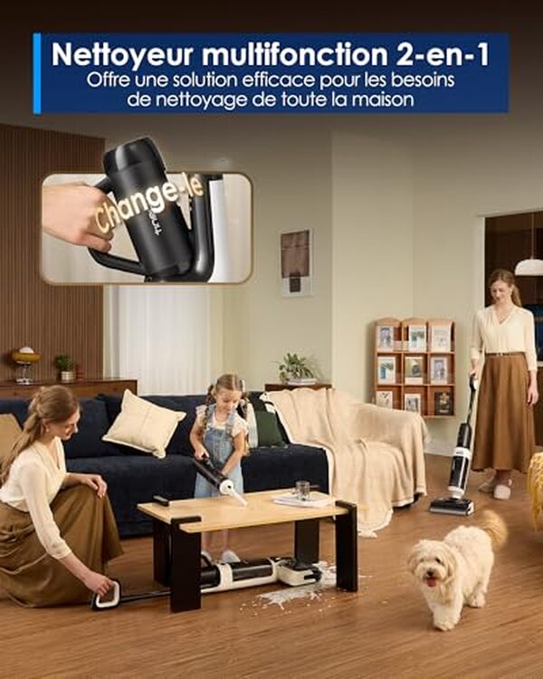 Découvrez le tineco Floor One Switch S6 Stretch Breeze, un aspirateur balai performant alliant technologie avancée et efficacité pour un nettoyage optimal de votre intérieur.