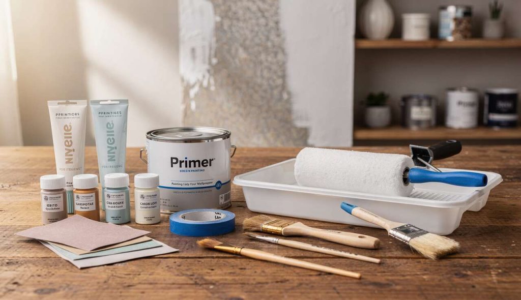 Conseils pour peindre votre papier peint efficacement