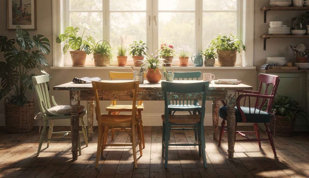 Chaises dépareillées : osez casser les codes !