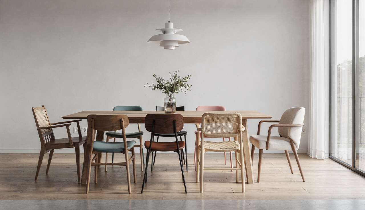 Chaises dépareillées : un phénomène design incontournable Chaises dépareillées : un phénomène design incontournable